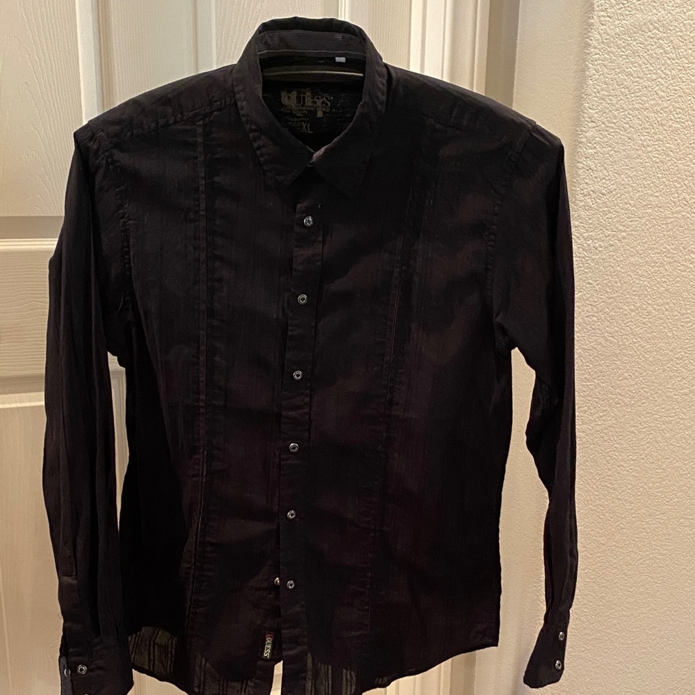 Guess Black Graphic Tee XL
